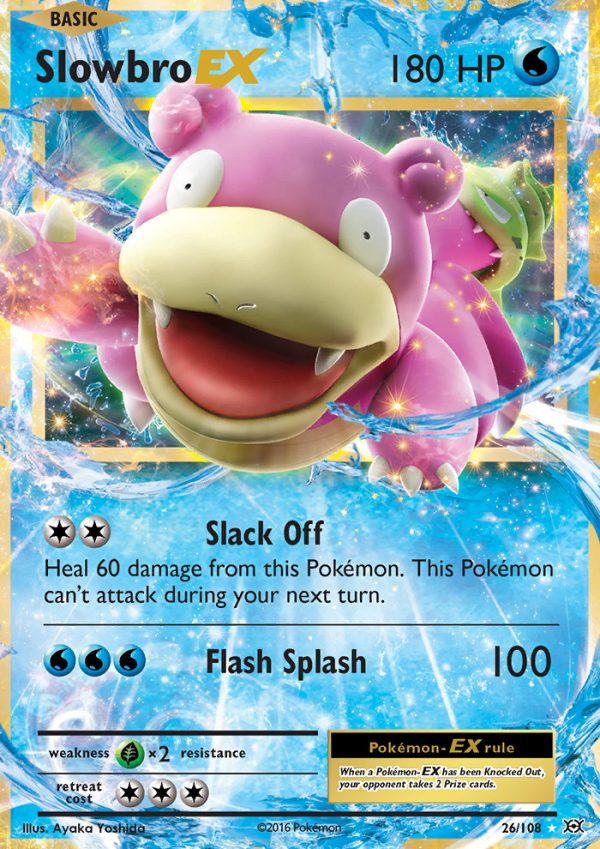 Slowbro EX 26/108 Holo Rare