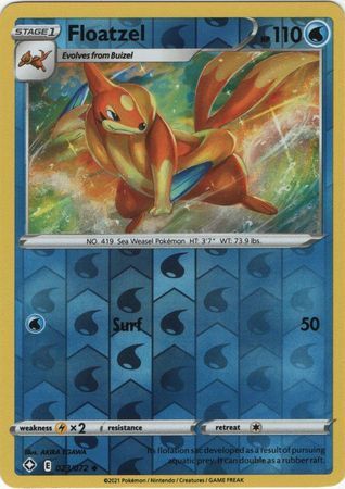 Floatzel 23/72 SWSH Shining Fates Reverse Holo Uncommon