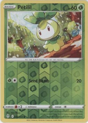 Petilil 9/203 SWSH Evolving Skies Reverse Holo Common Pokemon Card