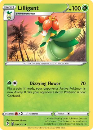 Lilligant 10/203 SWSH Evolving Skies Rare Pokemon Card