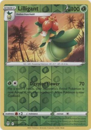 Lilligant 10/203 SWSH Evolving Skies Reverse Holo Rare Pokemon Card