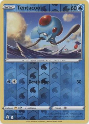 Tentacool 26/203 SWSH Evolving Skies Reverse Holo Common Pokemon Card