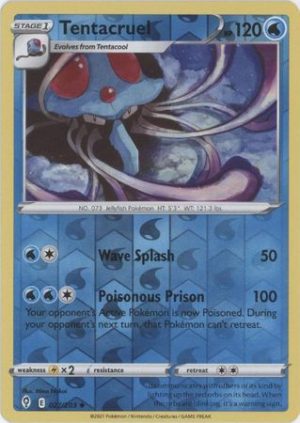 Tentacruel 27/203 SWSH Evolving Skies Reverse Holo Uncommon Pokemon Card