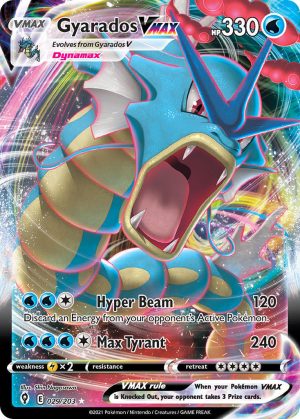 Gyarados VMAX 29/203 SWSH Evolving Skies Holo Ultra Rare Pokemon Card
