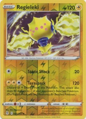 Regieleki 60/203 SWSH Evolving Skies Reverse Holo Rare Pokemon Card