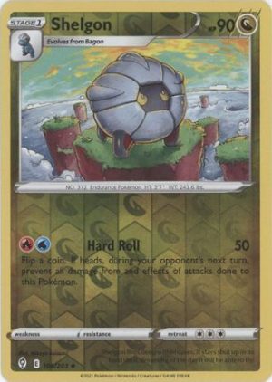 Shelgon 108/203 SWSH Evolving Skies Reverse Holo Uncommon Pokemon Card