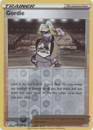 Gordie 149/203 SWSH Evolving Skies Reverse Holo Uncommon Trainer Pokemon Card
