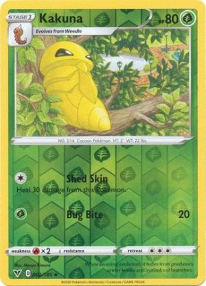Kakuna 2/185 Vivid Voltage Reverse Holo Uncommon Pokemon Card