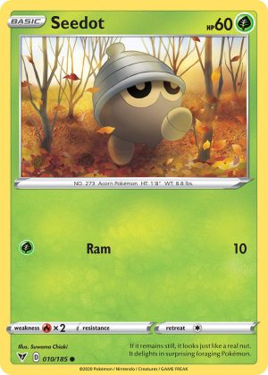 Seedot 10/185 Vivid Voltage Common Pokemon Card