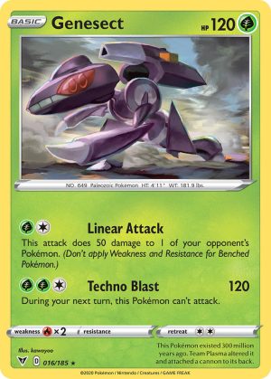 Genesect 16/185 Vivid Voltage Holo Rare Pokemon Card