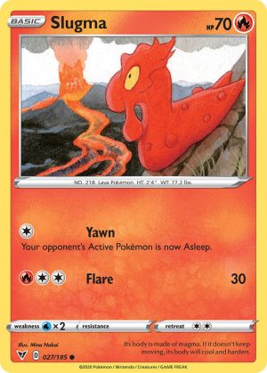 Slugma 27/185 Vivid Voltage Common Pokemon Card