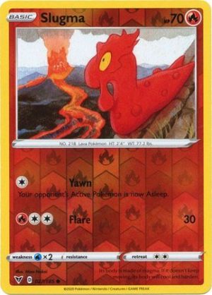 Slugma 27/185 Vivid Voltage Reverse Holo Common Pokemon Card
