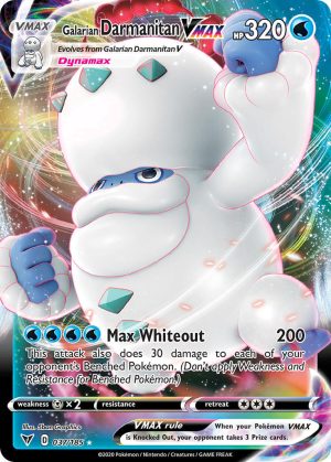 Galarian Darmanitan VMAX 37/185 Vivid Voltage Full Art Holo Ultra Rare Pokemon Card
