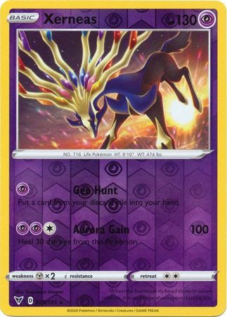 Xerneas 78/185 SWSH Vivid Voltage Reverse Holo Rare Pokemon Card | Gogi  Collectables