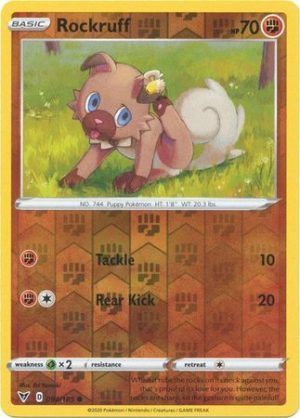 Rockruff 94/185 Vivid Voltage Reverse Holo Common Pokemon Card