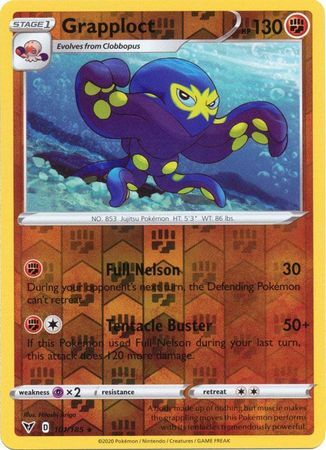 Grapploct 101/185 Vivid Voltage Reverse Holo Rare Pokemon Card