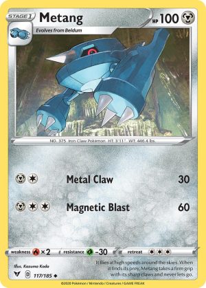Metang 117/185 Vivid Voltage Uncommon Pokemon Card