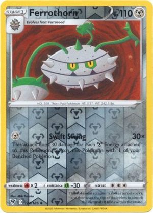 Ferrothorn 124/185 Vivid Voltage Reverse Holo Uncommon Pokemon Card