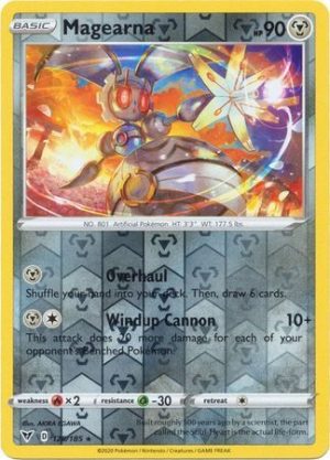 Magearna 128/185 Vivid Voltage Reverse Holo Rare Pokemon Card