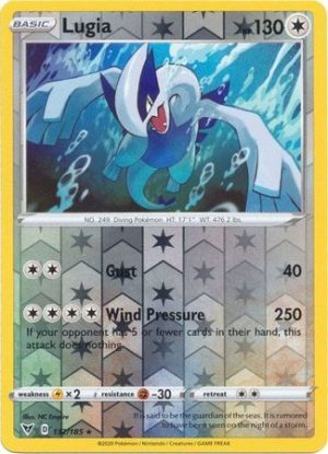 Lugia 132/185 Vivid Voltage Reverse Holo Rare Pokemon Card