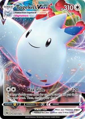 Togekiss VMAX 141/185 Vivid Voltage Full Art Holo Ultra Rare Pokemon Card