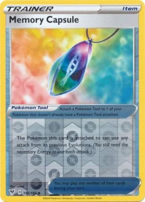 Memory Capsule 155/185 Vivid Voltage Reverse Holo Uncommon Trainer Pokemon Card