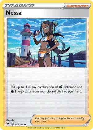 Nessa 157/185 Vivid Voltage Uncommon Trainer Pokemon Card