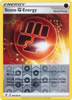 Stone Energy 164/185 Vivid Voltage Reverse Holo Uncommon Pokemon Card