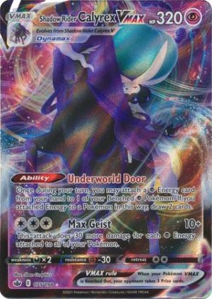 Shadow Rider Calyrex VMAX 75/198 SWSH Chilling Reign Ultra Rare Pokemon Card
