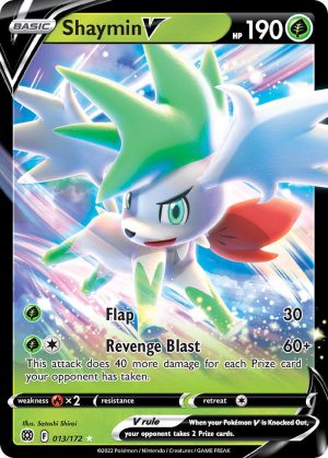 Shaymin V 13/172 SWSH Brilliant Stars Holo Ultra Rare Pokemon Card