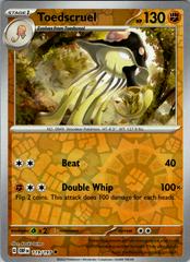 Toedscruel 119/197 Scarlet and Violet Obsidian Flames Reverse Holo Uncommon Pokemon Card
