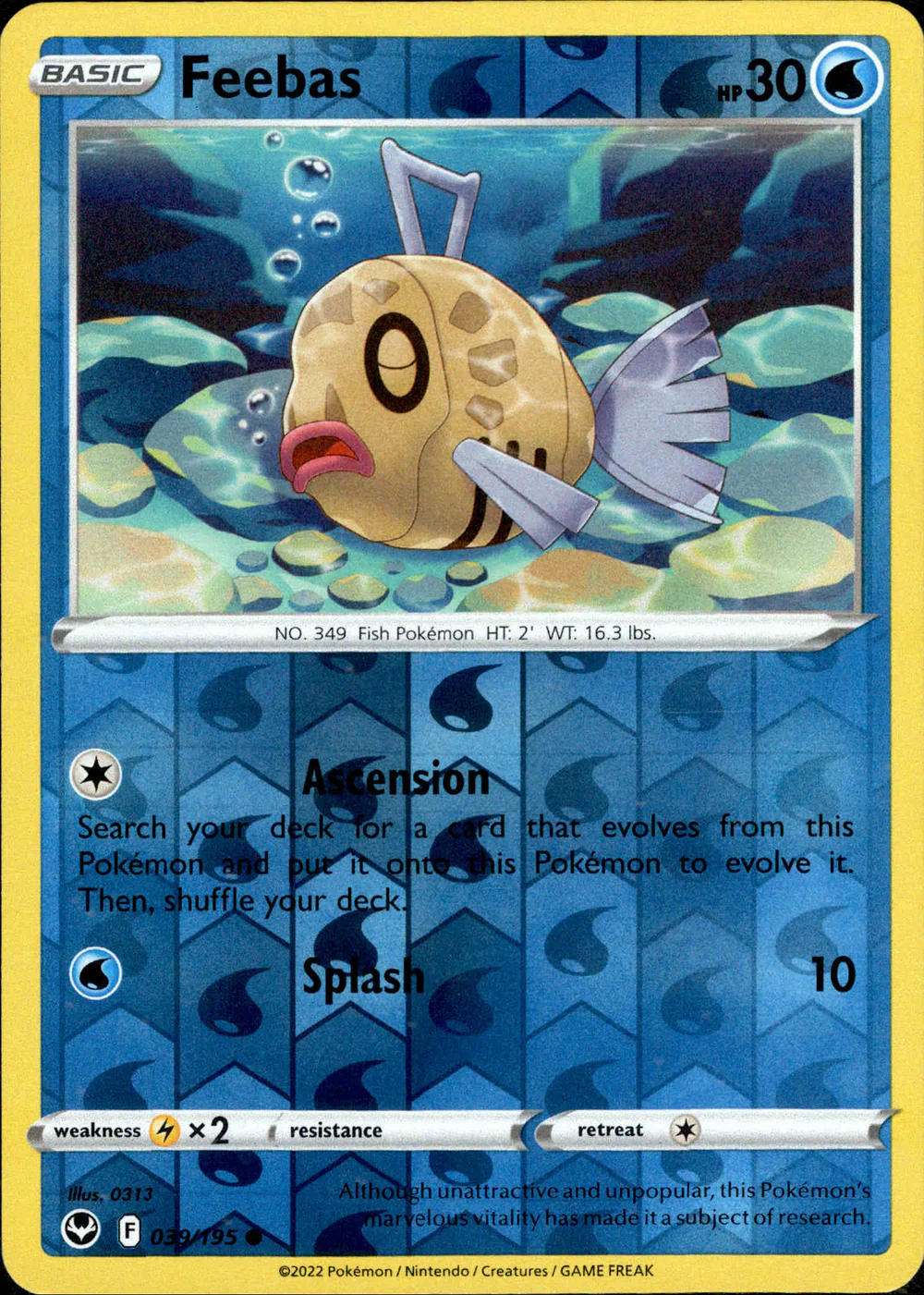 feebas pokemon card value Feebas 50/106 - ex Emerald main image 1