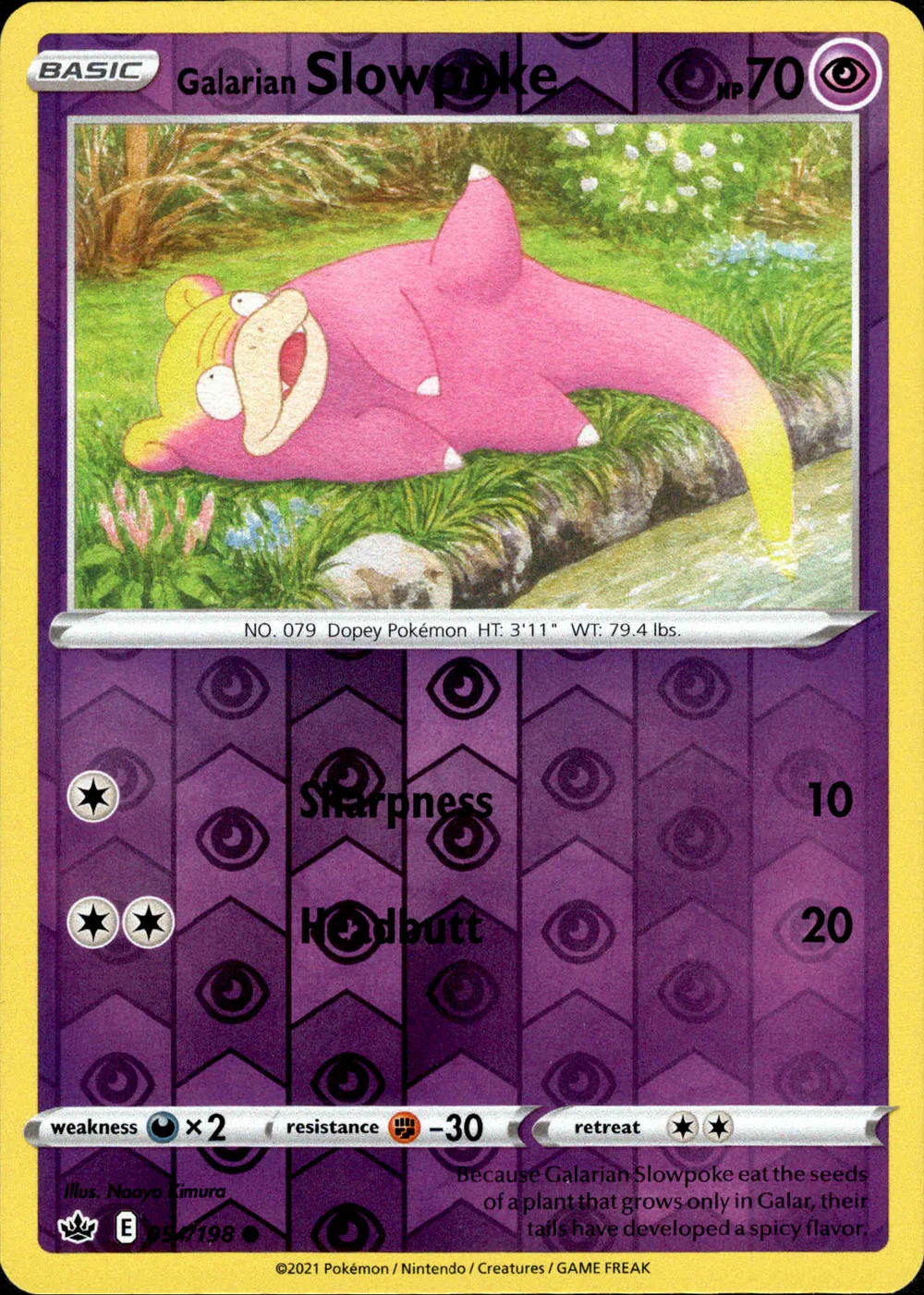 rare slowpoke pokemon card Amazon.com: Pokemon - Slowpoke 079/165 - Pokemon 151 - Reverse Foil main image 0