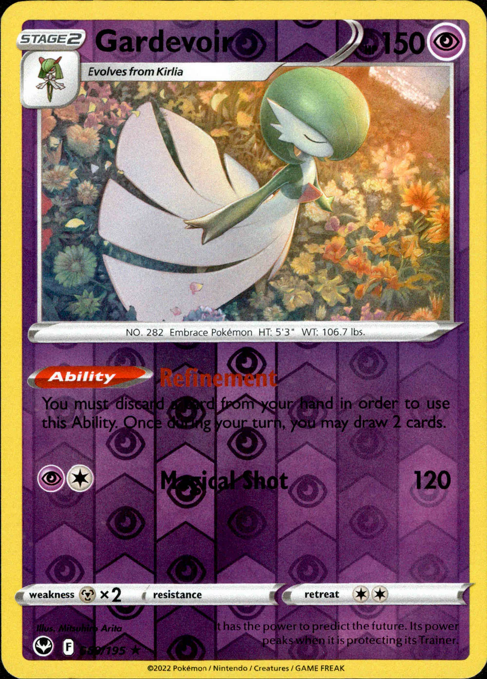Gardevoir 069/195 SWSH Silver Tempest Reverse Holo Rare Pokemon Card | Gogi  Collectables