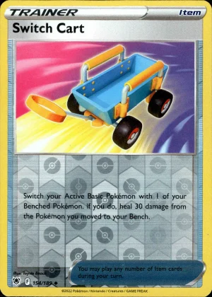 Switch Cart 154/189 SWSH Astral Radiance Reverse Holo Uncommon Pokemon Card