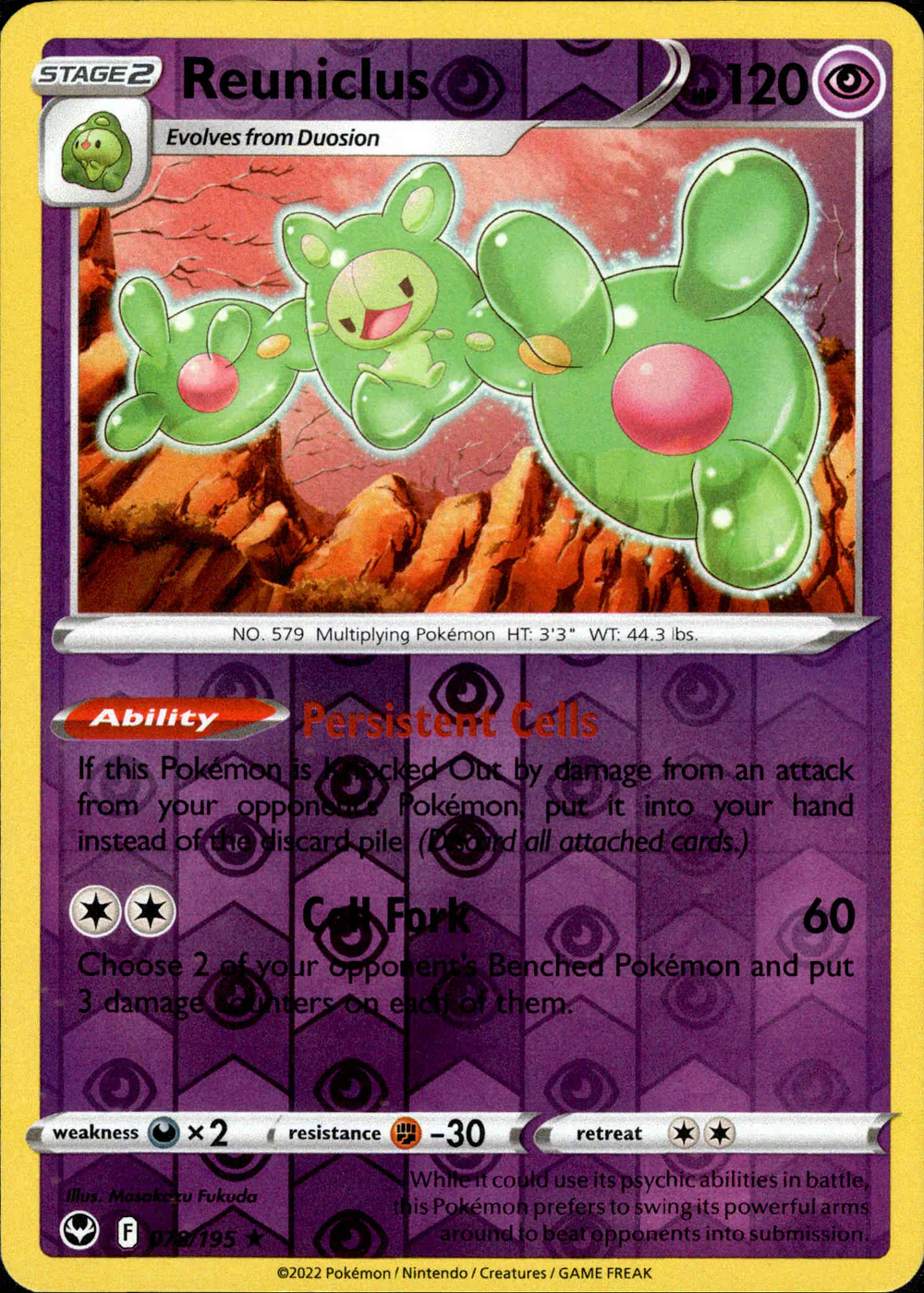 reuniclus pokemon card Shop [Traditional Chinese] Reuniclus / 人造細胞卵 125/086 AR SV11BF – TCGHOBBY main image 0