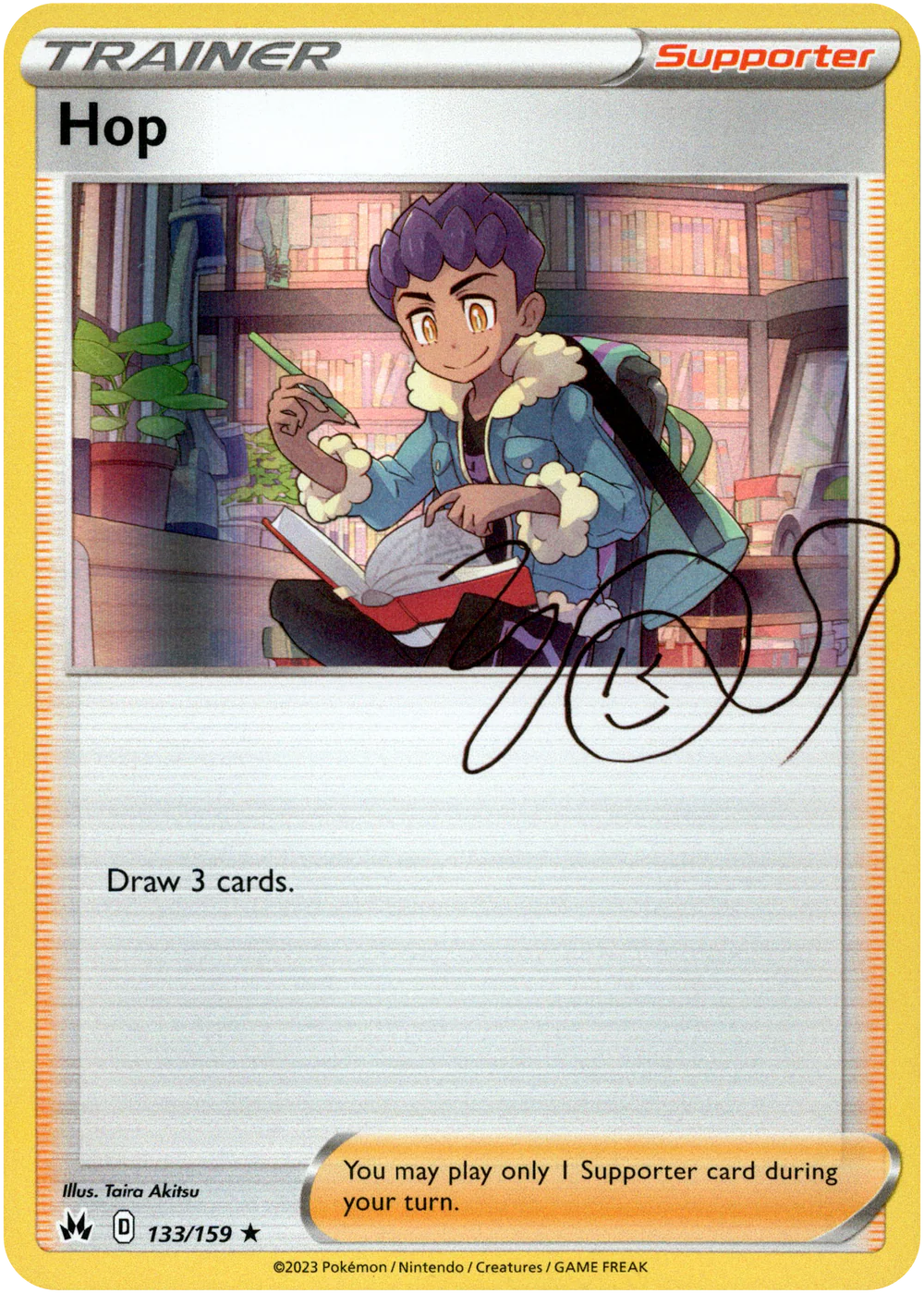 Hop 133/159 Crown Zenith Holo Rare Pokemon Card | Gogi Collectables