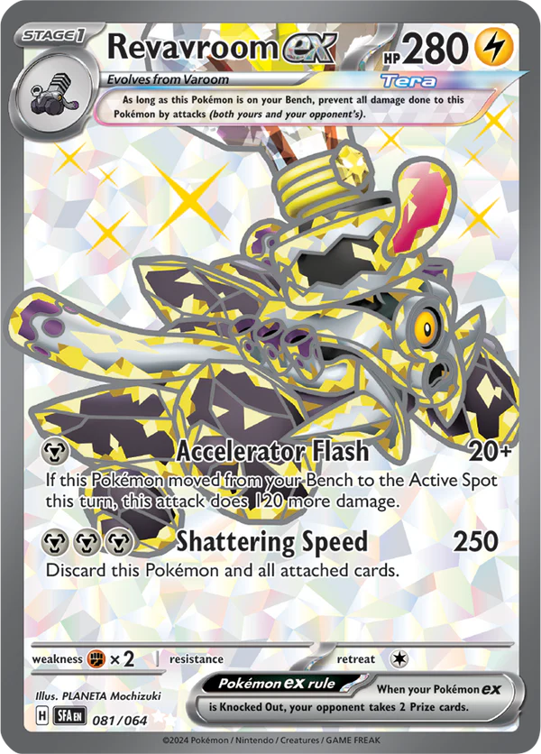 Revavroom ex 081/064 Scarlet and Violet Shrouded Fable Full Art Ultra Rare Pokemon Card
