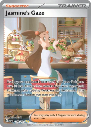 Jasmine's Gaze 245/191 Scarlet and Violet Surging Sparks Secret Illustration Rare Pokemon Card