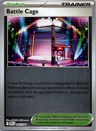 Battle Cage 085/094 Phantasmal Flames Reverse Holo Trainer Uncommon Pokemon Card