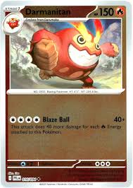 Darmanitan 016/094 Phantasmal Flames Reverse Holo Uncommon Pokemon Card