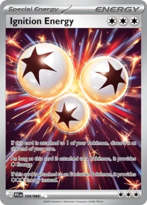 Ignition Energy 124/094 Phantasmal Flames Full Art Rare Pokemon Card