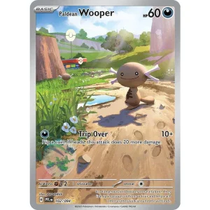 Paldean Wooper 102/094 Phantasmal Flames Illustration Rare Pokemon Card