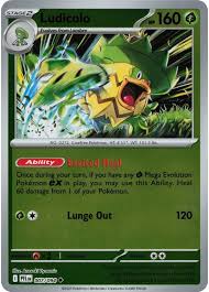 Ludicolo 007/094 Phantasmal Flames Reverse Holo Rare Pokemon Card