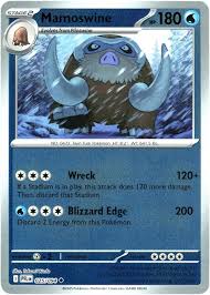 Mamoswine 025/094 Phantasmal Flames Reverse Holo Uncommon Pokemon Card