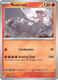 Reshiram 017/094 Phantasmal Flames Holo Rare Pokemon Card