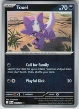 Toxel 067/094 Phantasmal Flames Reverse Holo Common Pokemon Card