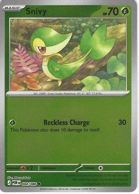 Snivy 004/088 Perfect Order Reverse Holo Common Pokemon Card